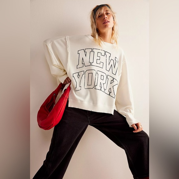 Free People Sweaters - NEW YORK We The Free Graphic Camden Pullover